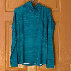 🌸Teal mock neck workout long sleeve